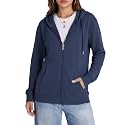 Witsmile Zip Up Hoodie Women Plus Size Hood Sweatshirt Soft Knit Stretchy
