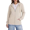 Witsmile Zip Up Hoodie Women Plus Size Hood Sweatshirt Soft Knit Stretchy