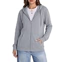 Witsmile Zip Up Hoodie Women Plus Size Hood Sweatshirt Soft Knit Stretchy