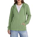 Witsmile Zip Up Hoodie Women Plus Size Hood Sweatshirt Soft Knit Stretchy