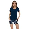 WiWi Bamboo Viscose Womens Pajamas Cooling Sleepwear for Hot Flashes S-4X