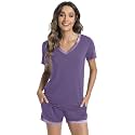 WiWi Bamboo Viscose Womens Pajamas Cooling Sleepwear for Hot Flashes S-4X