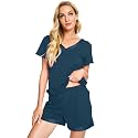 WiWi Bamboo Viscose Womens Pajamas Cooling Sleepwear for Hot Flashes S-4X