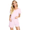 WiWi Bamboo Viscose Womens Pajamas Cooling Sleepwear for Hot Flashes S-4X