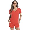 WiWi Bamboo Viscose Womens Pajamas Cooling Sleepwear for Hot Flashes S-4X