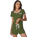WiWi Bamboo Viscose Womens Pajamas Cooling Sleepwear for Hot Flashes S-4X