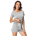 WiWi Bamboo Viscose Womens Pajamas Cooling Sleepwear for Hot Flashes S-4X