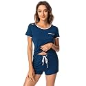 WiWi Bamboo Viscose Womens Pajamas Cooling Sleepwear for Hot Flashes S-4X