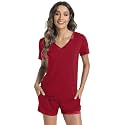 WiWi Bamboo Viscose Womens Pajamas Cooling Sleepwear for Hot Flashes S-4X
