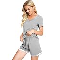 WiWi Bamboo Viscose Womens Pajamas Cooling Sleepwear for Hot Flashes S-4X