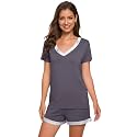 WiWi Bamboo Viscose Womens Pajamas Cooling Sleepwear for Hot Flashes S-4X