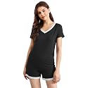 WiWi Bamboo Viscose Womens Pajamas Cooling Sleepwear for Hot Flashes S-4X