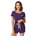 WiWi Bamboo Viscose Womens Pajamas Cooling Sleepwear for Hot Flashes S-4X
