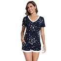 WiWi Bamboo Viscose Womens Pajamas Cooling Sleepwear for Hot Flashes S-4X