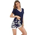 WiWi Bamboo Viscose Womens Pajamas Cooling Sleepwear for Hot Flashes S-4X