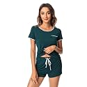 WiWi Bamboo Viscose Womens Pajamas Cooling Sleepwear for Hot Flashes S-4X