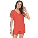 WiWi Bamboo Viscose Womens Pajamas Cooling Sleepwear for Hot Flashes S-4X