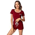 WiWi Bamboo Viscose Womens Pajamas Cooling Sleepwear for Hot Flashes S-4X