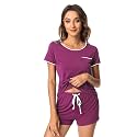 WiWi Bamboo Viscose Womens Pajamas Cooling Sleepwear for Hot Flashes S-4X