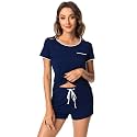 WiWi Bamboo Viscose Womens Pajamas Cooling Sleepwear for Hot Flashes S-4X