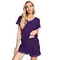 WiWi Bamboo Viscose Womens Pajamas Cooling Sleepwear for Hot Flashes S-4X
