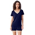 WiWi Bamboo Viscose Womens Pajamas Cooling Sleepwear for Hot Flashes S-4X