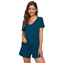 WiWi Bamboo Viscose Womens Pajamas Cooling Sleepwear for Hot Flashes S-4X