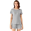 WiWi Bamboo Viscose Womens Pajamas Cooling Sleepwear for Hot Flashes S-4X