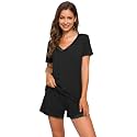WiWi Bamboo Viscose Womens Pajamas Cooling Sleepwear for Hot Flashes S-4X