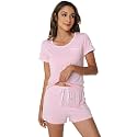 WiWi Bamboo Viscose Womens Pajamas Cooling Sleepwear for Hot Flashes S-4X