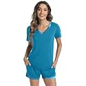 WiWi Bamboo Viscose Womens Pajamas Cooling Sleepwear for Hot Flashes S-4X