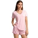 WiWi Bamboo Viscose Womens Pajamas Cooling Sleepwear for Hot Flashes S-4X