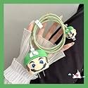 Cute 3D Silicone 360 Protection Charger Case Cover Compatible for i-Phone 18W - 20W Charger, Stylish Spiral Cable Protective Cover for i-Phone Charger 18W-20W (LUIGIE) Multicolor