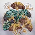 Wizardi Ginkgo Leaf Abris Art Bead Embroidery