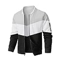 Wizoat Mens Casual Jacket Lightweight Jacket Varsity Coat