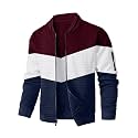 Wizoat Mens Casual Jacket Lightweight Jacket Varsity Coat