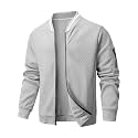 Wizoat Mens Casual Jacket Lightweight Varsity Bomber Jacket With Zipper