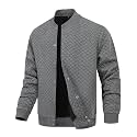 Wizoat Mens Varsity Jacket Lightweight Waffle Letterman Bomber Jackets