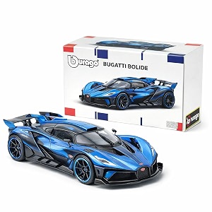 wizplex bburago official licensed bugatti bolide 164 scale die cast metal toy car with sealed body casting - collectible miniature model for display and gifting ages 3 and up