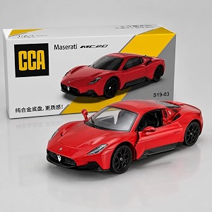 wizplex cca officially licensed maserati mc20 164 scale die cast metal car  collectible alloy supercar with four-wheel suspension amp detachable chassis display showpiece for collectors