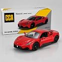Wizplex CCA Officially Licensed Maserati MC20 1:64 Scale Die Cast Metal Car — Collectible Alloy Supercar with Four-Wheel Suspension & Detachable Chassis, Display Showpiece for Collectors