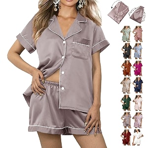 WJing Yi Jia Womens 3Pcs Floral Pajamas