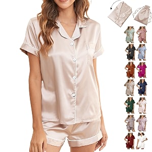 WJing Yi Jia Womens 3Pcs Floral Pajamas