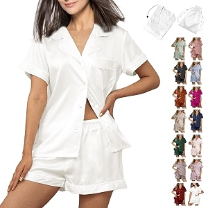 WJing Yi Jia Womens 3Pcs Floral Pajamas