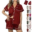 WJing Yi Jia Womens 3Pcs Floral Pajamas