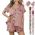 WJing Yi Jia Womens 3Pcs Floral Pajamas
