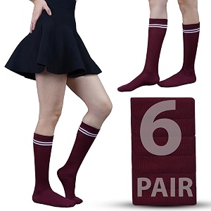 WKLOUYHE Kids school socks for boys and