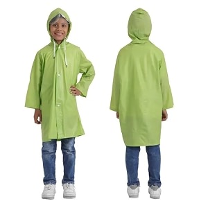 WKLOUYHE Rainwear Boys Raincoat Hood Raincoat Kids