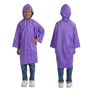 WKLOUYHE Rainwear Boys Raincoat Hood Raincoat Kids