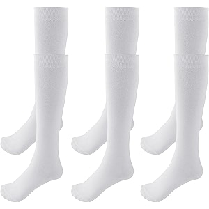 WKLOUYHE Unisex Kids School Uniform Cotton Knee